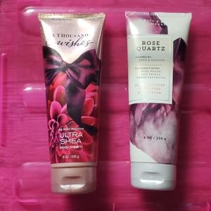 Lot of 2 bath &body works lotions 8 oz